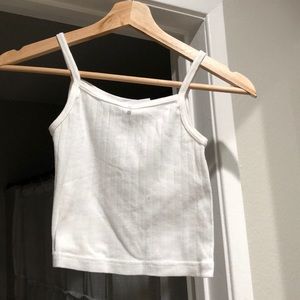 White Brandy Melville tank top